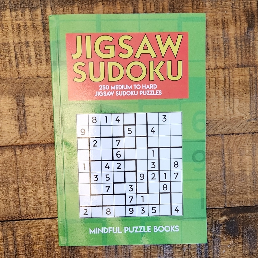 NEW - Jigsaw Sudoku Puzzle Book